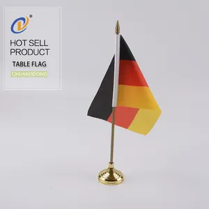Wholesale popular national country satin custom desk german flag