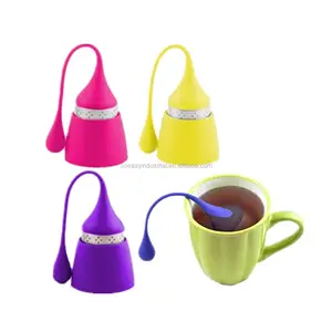 BPA免费茶叶附品活叶硅胶泡茶器金属泡茶球