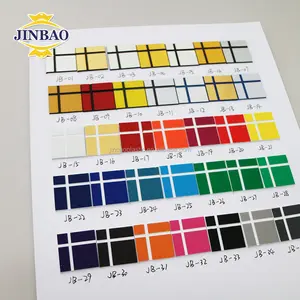 JINBAO foglio di plastica ad alta densità da 5mm in ABS per termoformatura piastra per pannello in lamiera di plastica a doppio colore abs