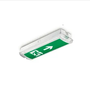 IP65 sign emergency lighting wall emergency exit light recessed battery rechargeable