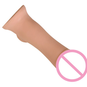 Silikon-Penisverlängerungshülle TPE Männliche Weiche Vergrößerung mit Komfortabler Passform - Product Image 4