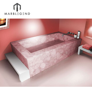 Pgm — pierre précieuse en cristal rose naturel, pierre de <span class=keywords><strong>quartz</strong></span>, dalle d'agate - Product Image 4