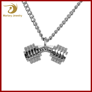 Fabricante de Joyas de Fitness Gimnasio Kettlebell Encantos Collar para Las Mujeres - Product Image 3