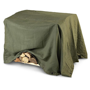 Toile en PVC enduite de cire imperméable ignifuge à protection UV 900 g/m² en chanvre pour tente, tissu de machine, vente - Product Image 2