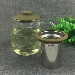 Nuevo diseño de cristal pyrex Glass tetera con infusor, tapa, MANGO y <span class=keywords><strong>calentador</strong></span>/velas Zhejiang Fuente de la fábrica - Product Image 6