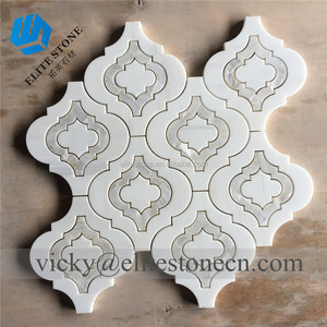 FSMT-627 Bán Hot Trung Quốc Hỗn Hợp Màu Bằng Tia Nước Đèn Lồng Khảm Đá Cẩm Thạch mẫu Gạch - Product Image 2