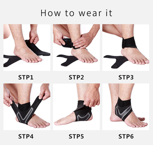 Mkas tập luyện bảo vệ mắt cá chân Brace hỗ trợ bọc Brace tùy chỉnh thể thao/Thể Dục đàn hồi mắt cá chân hỗ trợ chân - Product Image 6