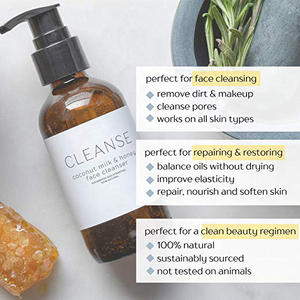 Private Label Face Wash latte di cocco <span class=keywords><strong>naturale</strong></span> Gel <span class=keywords><strong>detergente</strong></span> idratante sbiancante <span class=keywords><strong>detergente</strong></span> per il trattamento dell'acne - Product Image 2