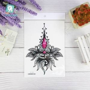 Nuovi Adesivi per Tatuaggi Temporanei Stile Indiano all'Henné, Impermeabili, con Motivi Floreali Mandala per il Corpo - Product Image 6