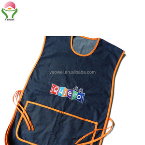 Gilet de travail durable et promotion, nouvelle mode 50 pièces, <span class=keywords><strong>tablier</strong></span> <span class=keywords><strong>personnalisé</strong></span> <span class=keywords><strong>brodé</strong></span> en jean - Product Image 4