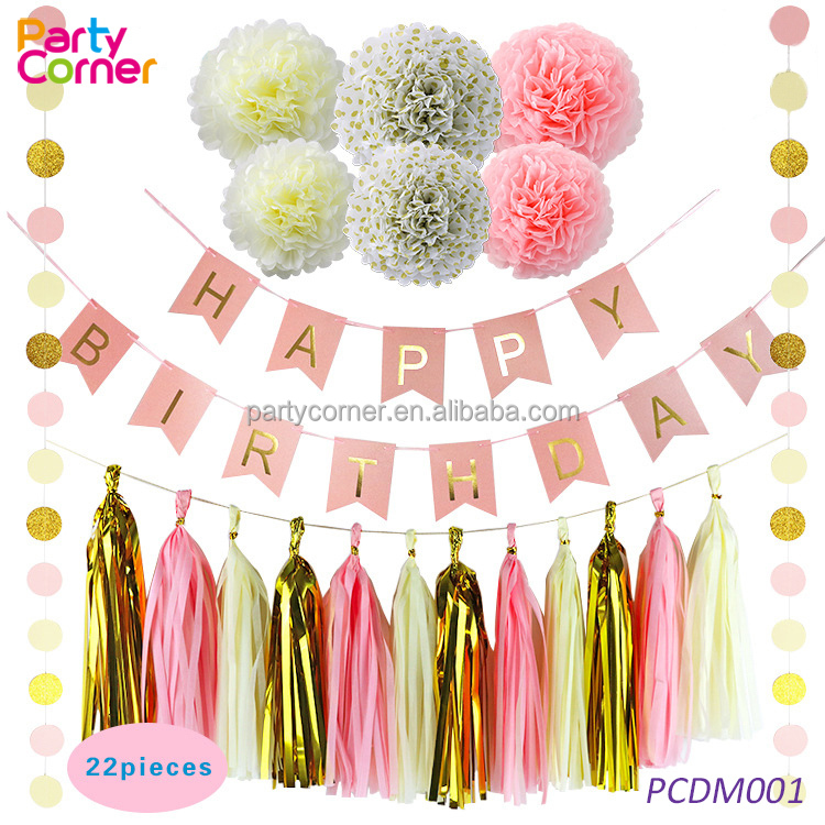 Баннер на день рождения с бахромой и помпонами, набор цветов, украшение для вечеринки, праздника для будущей мамы