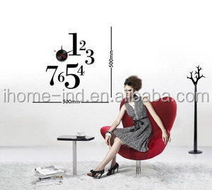 Decoraciones para el hogar <span class=keywords><strong>de</strong></span> lujo gruesa vinilo wallpaper 3d <span class=keywords><strong>reloj</strong></span> moderno - Product Image 1