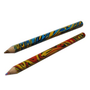Ensemble de crayons de couleur magiques taille Jumbo 4 en 1 de haute qualité ensemble de crayons de coloriage en bois personnalisés pour enfants - Product Image 2
