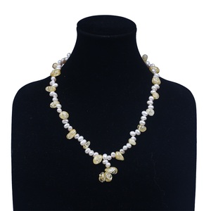 Moda barata ámbar Báltico dentición collar de joyería de perlas - Product Image 1
