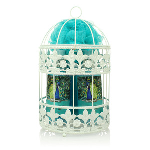 Orgianl jaula azul pavo real baño set regalo para san valentín - Product Image 1