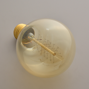 CE RoHS al por mayor Clásico de La Vendimia G80 Globo Redondo De Vidrio Ámbar Bombilla de Edison <span class=keywords><strong>40</strong></span> W - Product Image 4