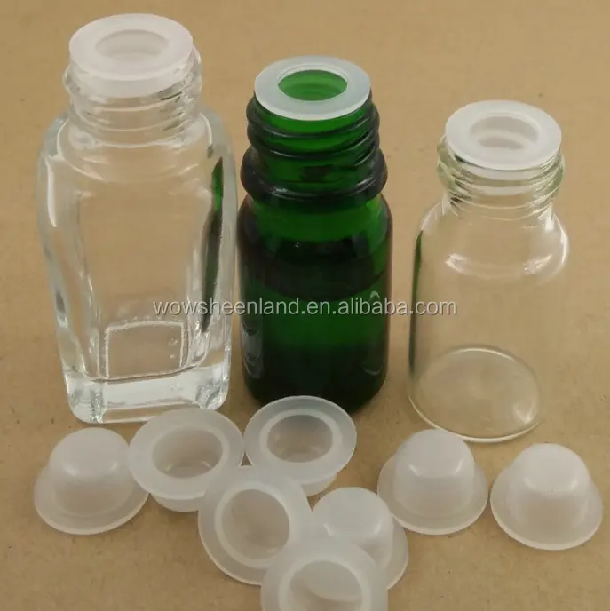 Botella de aceite esencial de plástico botella tapón interno insertar tapón de plástico