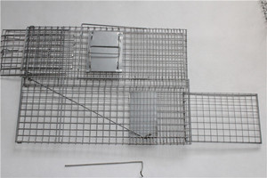 Sürüngen raf laboratuvar sıçan kafesleri katlanabilir canlı hayvan tuzakları kafes tavşan tuzak - Product Image 3
