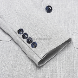 NA44 tuta da uomo di Design 3 pezzi bianco blu abiti uomo smoking abiti da sposa per uomo stile Casual - Product Image 6