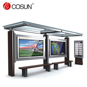 Baja potencia para <span class=keywords><strong>el</strong></span> equipo al aire libre moderno autobús solar con caja de luz LED - Product Image 1