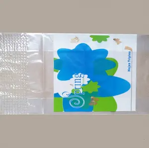 ถุงพลาสติกทิชชูพร้อมที่จับพิมพ์โลโก้ที่กำหนดเองสำหรับบรรจุภัณฑ์กระดาษชำระ