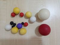 Boules en gel de silice élastique de couleur 10 mm, 12 mm, 14 mm, boule en caoutchouc