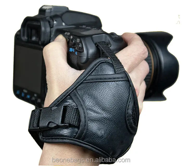 Customized Leather Camera Holder Hand Wrist Strap for DSL Camera