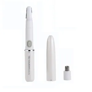 TOUCHBeauty TB-1458 Chức Năng Kép Pin Hoạt Động 2 Trong 1 Phụ Nữ Điện Mặt Lông Mày Mũi Tông Đơ