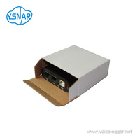 Enregistrement téléphonique fixe USB 2CH, enregistreur vocal à port USB pour centre d'appels, enregistreur vocal d'appel téléphonique à 2 lignes avec numéro de téléphone