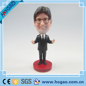 Figurines de tête de bobble en résine, OEM accepté, produits de tête de bobble en résine artisanat en résine - Product Image 4