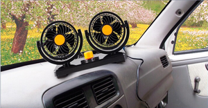 Quạt Làm Mát Kép Tự Động 12V Quạt Làm Mát Không Khí 360 Độ Điều Chỉnh Gió Mạnh Tự Động Quạt Làm Mát Không Khí - Product Image 5