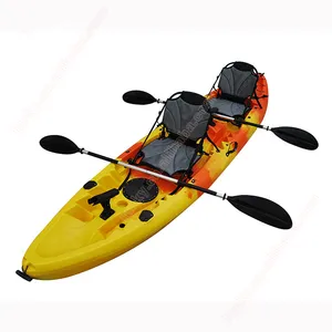 Kayak canoa recreativa familiar con cabina abierta estable, kayak tandem para 2 personas