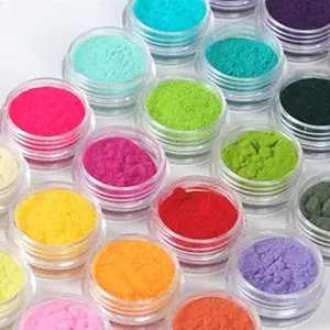 2019 Mới Đa màu sắc tươi sáng đổ xô powder đối với móng tay