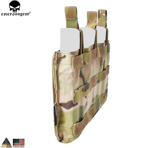 EMERSONGEAR 5,56 Triple Open Top Mag Pouch tactical combat Molle out Bag magazine Mag holder Multicam Coyote brown - Product Image 4