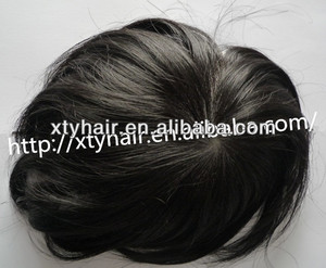 Toupet de cheveux humains de grade 5a pour femmes, cheveux humains vierges fins autour du système de cheveux en dentelle suisse toupet de cheveux humains pour femmes - Product Image 2