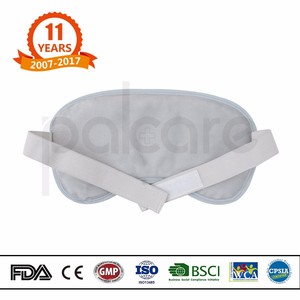 Máscara de ojo del sueño del gel del forro de la <span class=keywords><strong>tela</strong></span> de seda de la compresa fría caliente de encargo al por mayor - Product Image 5