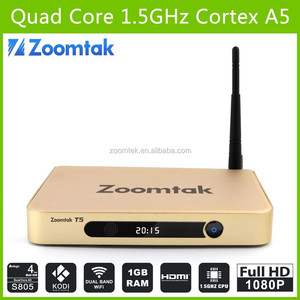 Amlogic S805 quad core 1 G / 8 G Android 4.4 2015 hot 4 k ultra salida Android tv box xnxx película - Product Image 1
