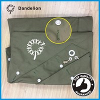 Housses de cargaison imperméables robustes Bâches en toile de coton vert foncé en polyester