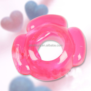 Billige Sonne und Blume Kunststoff Verzögerung Förderung Sex Penis Ring - Product Image 6