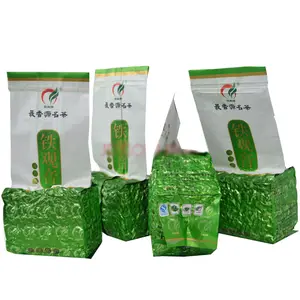 Chinese groene thee verpakking pouch/zijvouw vacuüm plastic zak