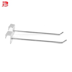 250 Mm Kim Loại <span class=keywords><strong>Chrome</strong></span> Siêu Thị Hiển Thị Ống Vuông Móc - Product Image 2