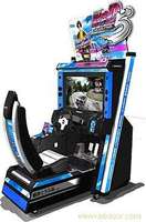 Machine de jeu d'arcade 32LCD initiale D 5 de jeu de simulation vidéo de course de voitures à vendre