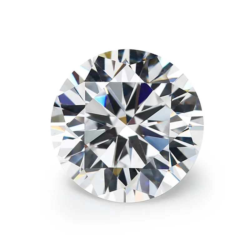 Momanite — diamant blanc 1ct, 6mm de diamètre, livraison gratuite
