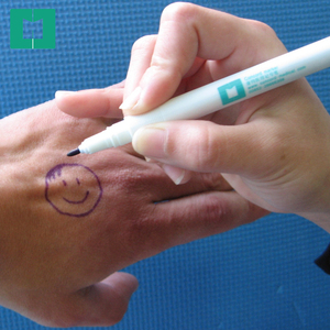 Rotulador de piel blanco para cirugía, marcador desechable para la piel, certificado ISO 10993 - Product Image 2