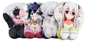 OEM Écologique Sexy tapis de Souris <span class=keywords><strong>Boob</strong></span> Personnalisé <span class=keywords><strong>Anime</strong></span> 3d Tapis De Souris Avec Repose-Poignet - Product Image 3