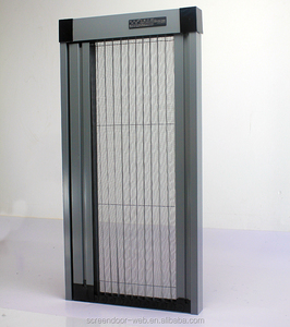 จีบหน้าจอตาข่ายหดบินยุงสุทธิประตูพับ - Product Image 3