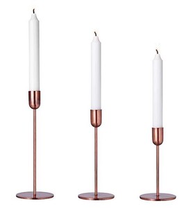 Bougeoir <span class=keywords><strong>en</strong></span> <span class=keywords><strong>cuivre</strong></span> et or rose pour dîner de table réutilisable personnalisé - Product Image 1