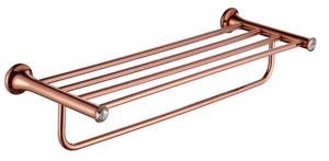 Ensemble d'accessoires de salle de bain en or rose, 12 pièces, classiques, rose, nouveau - Product Image 2