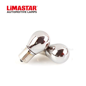 Limastar S25 12V 21W BAU15s Chrome Ambra Argento Vision lampadina/luce della Coda/luce di Arresto accessori auto - Product Image 2