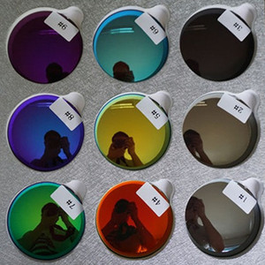 Lentes Graduadas con Tinte Plano, Lentes de Sol Graduadas con Recubrimiento de Espejo, Diámetro de 70 mm, Índice 1.499 - Product Image 2